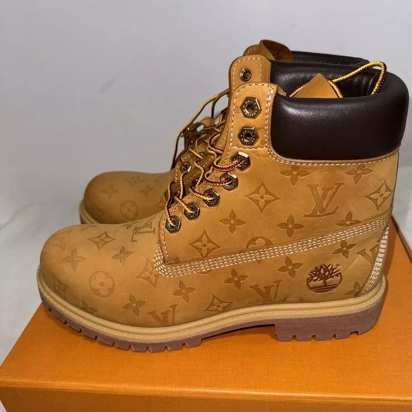 Pharrell Louis Vuitton x Timberland Collab men’s Size 9 - Picture 5 of 8